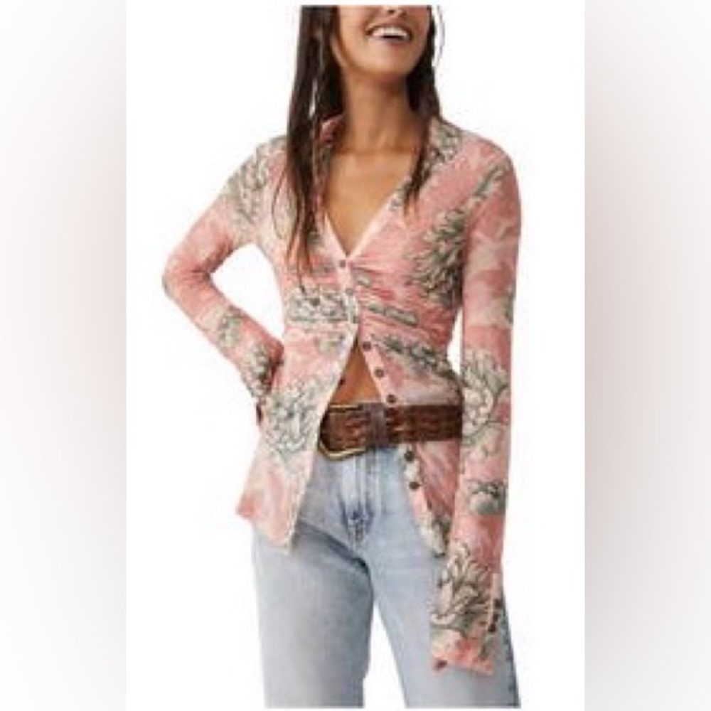 NWOT lucky shirtee women’s top by Free People